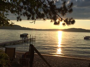 Beach - Delightful 7-bedroom family estate on Lake Sunapee's eastern shore beachfront! (New London)