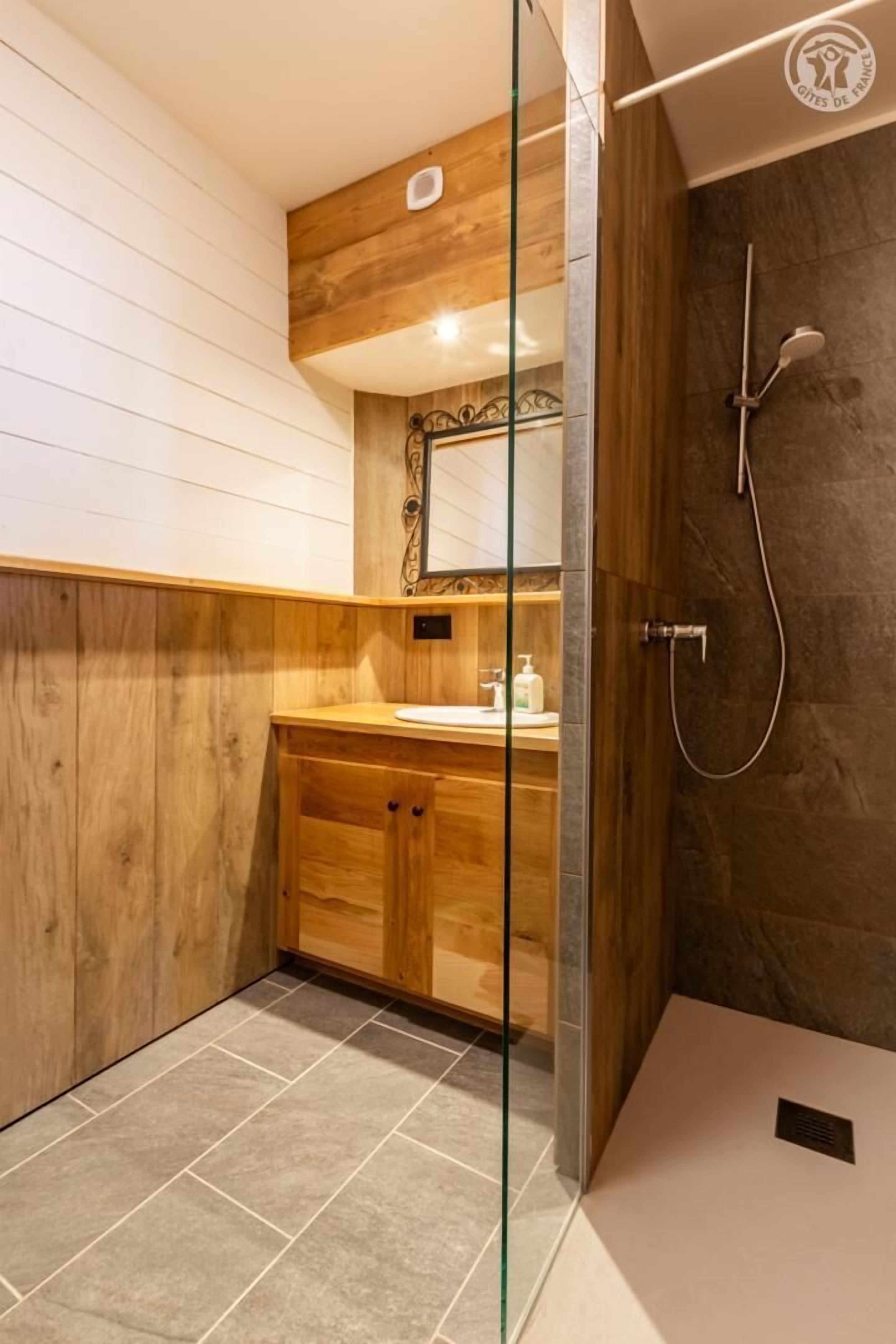 Shower, hair dryer
