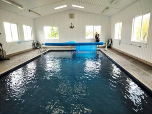 Indoor pool, a heated pool - Make a Splash! The whole family will love this one-of-a-kind country home. (Weston)