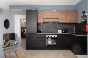 Apartment, 1 Schlafzimmer, Küche, Stadtblick | Eigene Küche