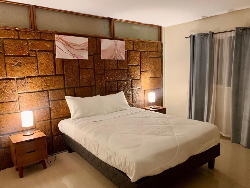 Quarto casal básico, 1 cama de casal