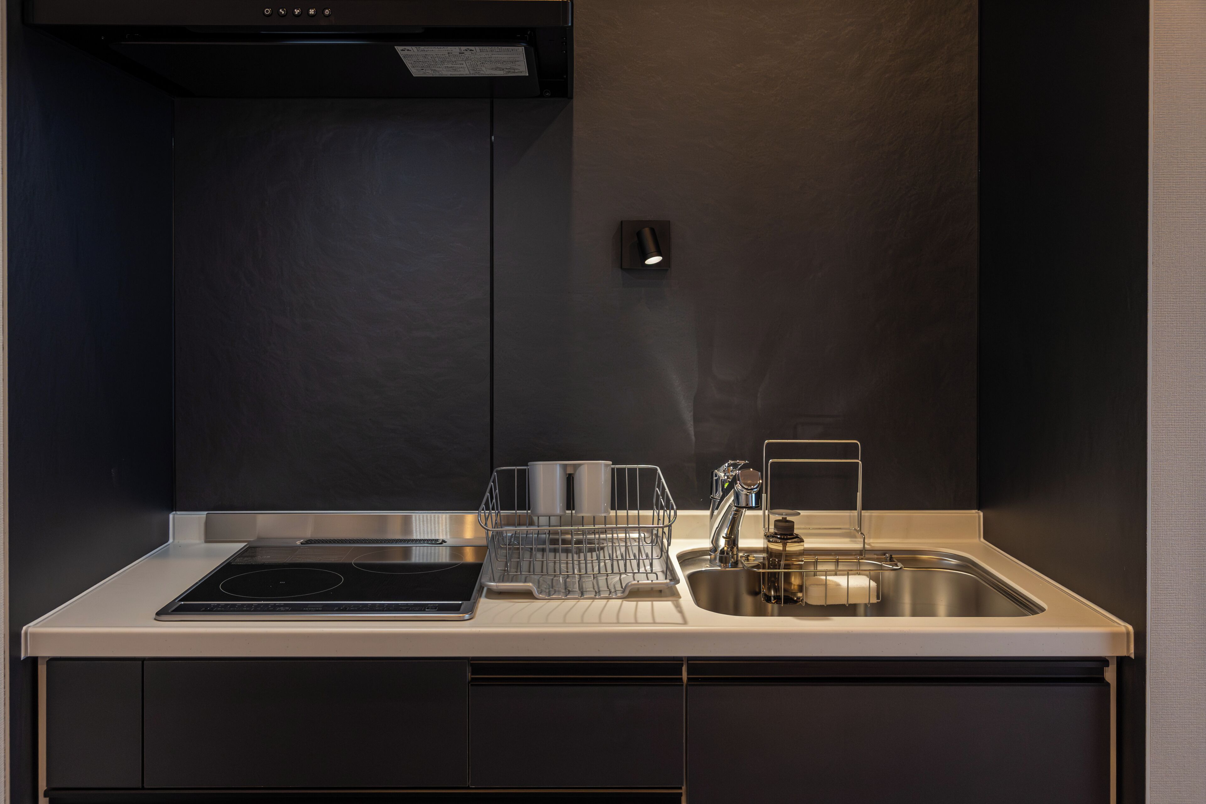 Condo | Private kitchen | Mini-fridge, microwave, stovetop, cookware/dishes/utensils
