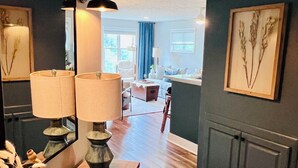 Unclassified image, 4 of 64, button - Designer Boutique Retreat • 2 Private King Suites • Fireplace • View ... (Banner Elk)