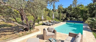 Villa pour 8 personnes - Vue mer - Piscine privée - Climatisation - Wifi - Sainte Maxime -...