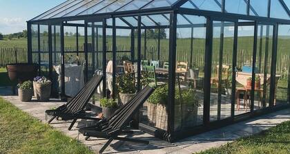 Rural house in a peaceful location with wonderful views of the Scanian plains.