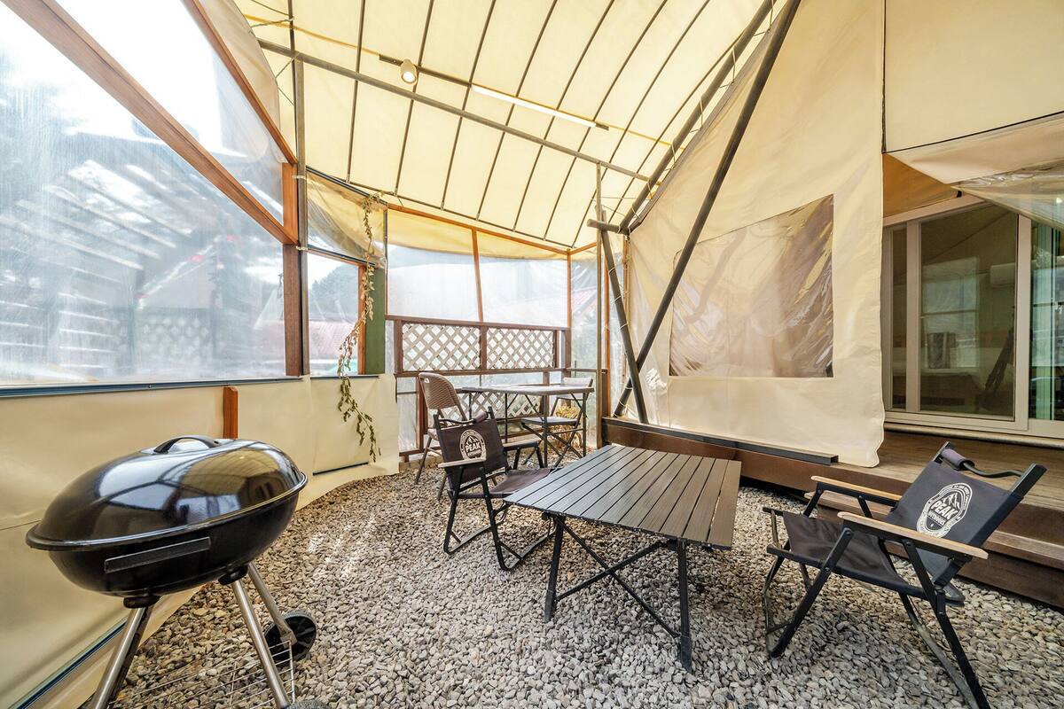 ベーシック ルーム 1 ベッドルーム (Glamping 7) | 1 室のベッドルーム、WiFi (無料)