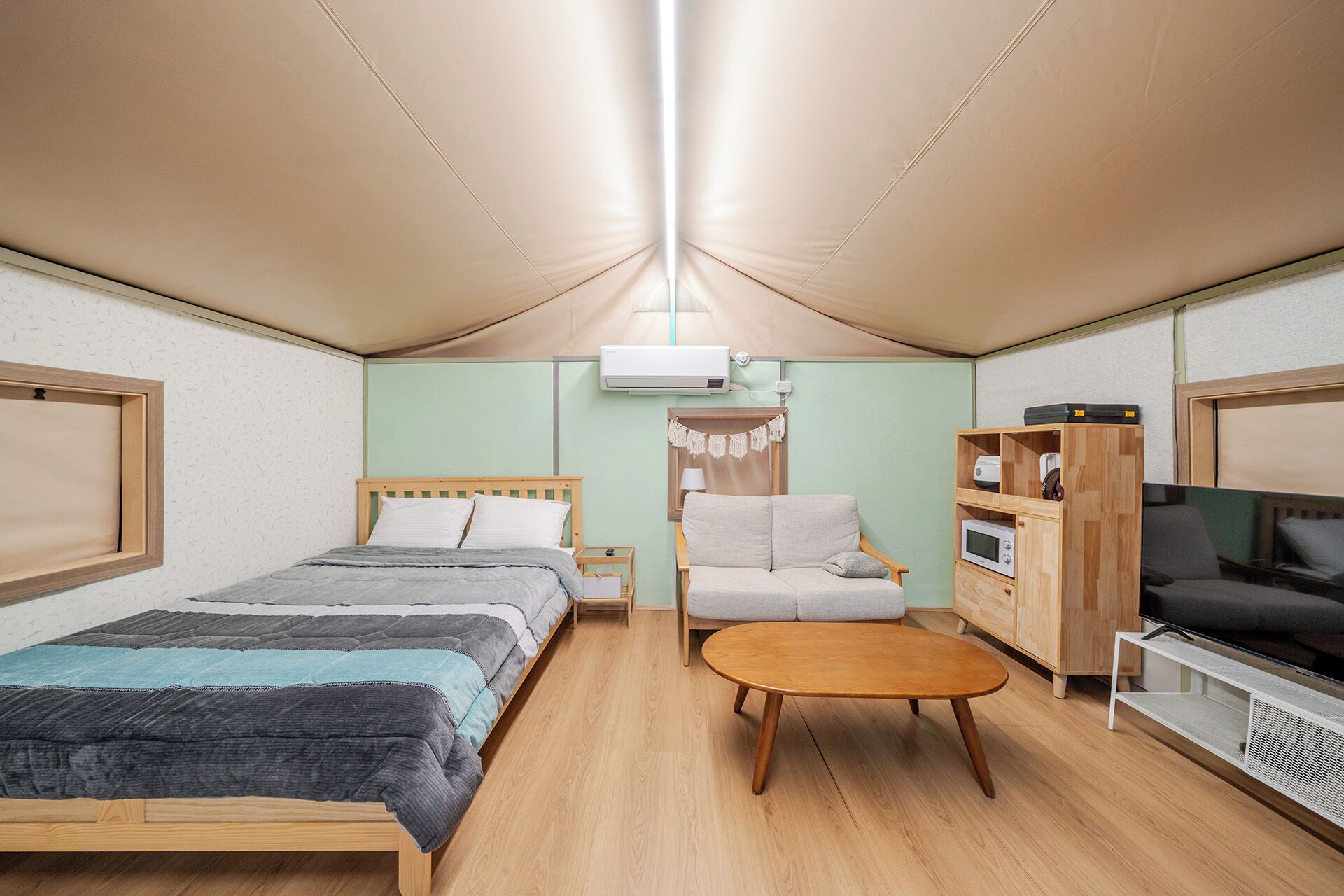 Basic-Zimmer, 1 Schlafzimmer (Glamping 5) | 1 Schlafzimmer, kostenloses WLAN
