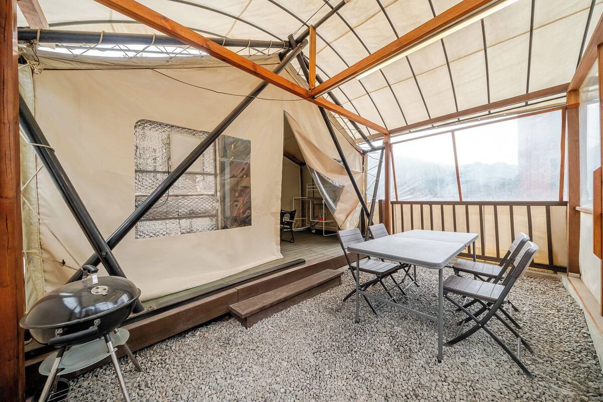 ベーシック ルーム 1 ベッドルーム (Glamping 5) | 1 室のベッドルーム、WiFi (無料)