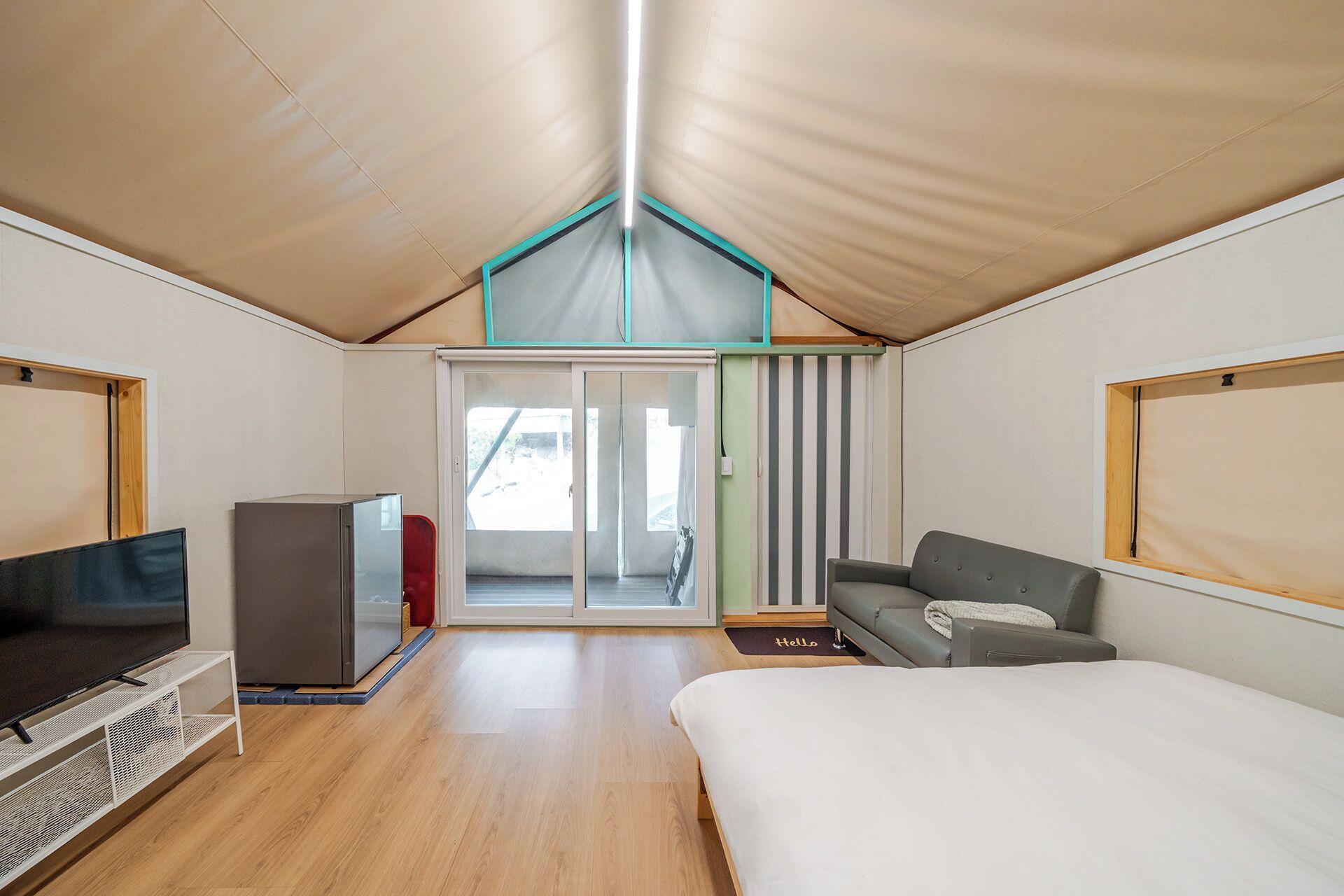 베이직룸, 침실 1개 (Glamping 9) | 1 개의 침실, 무료 WiFi
