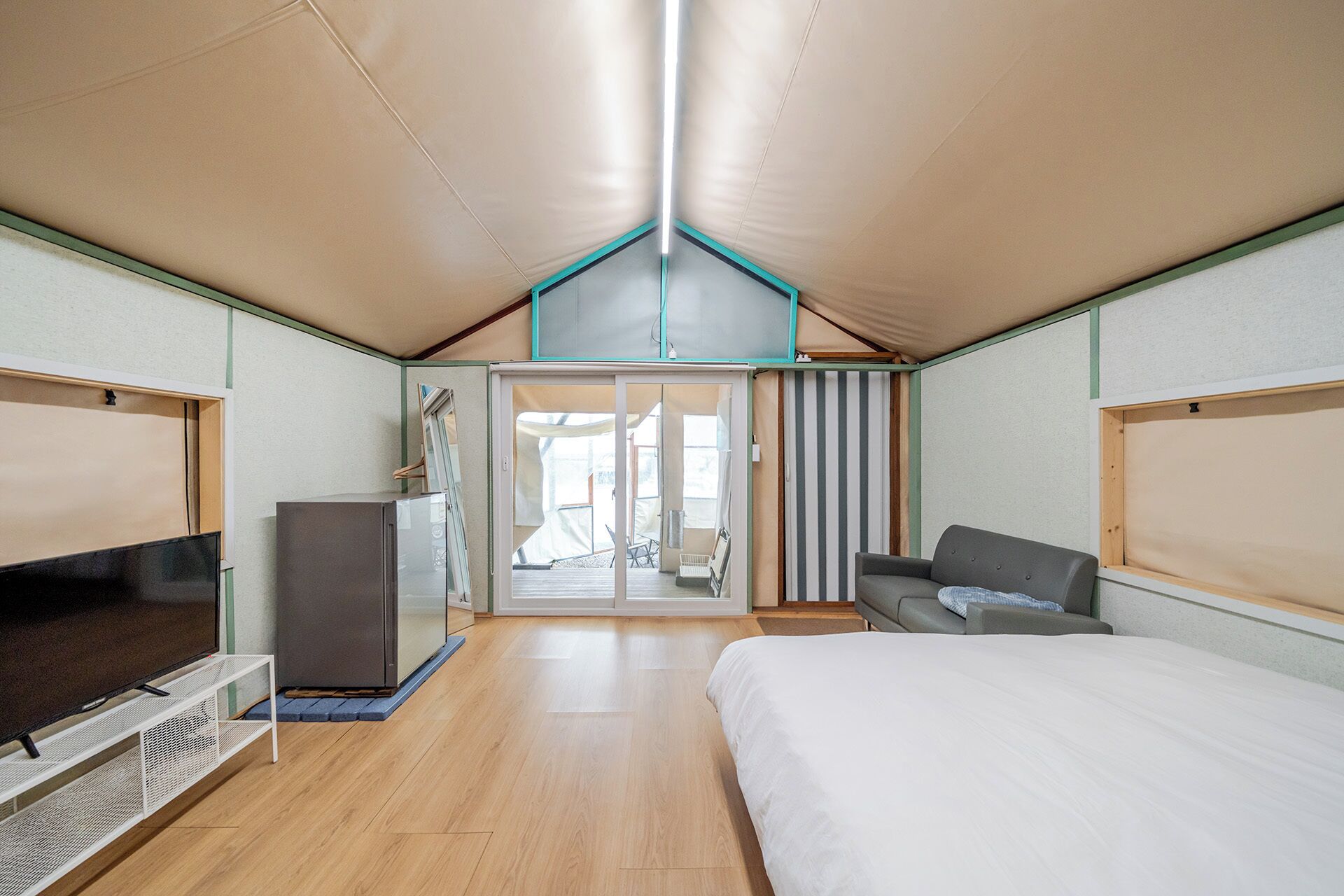 Basic-Zimmer, 1 Schlafzimmer (Glamping 7) | 1 Schlafzimmer, kostenloses WLAN