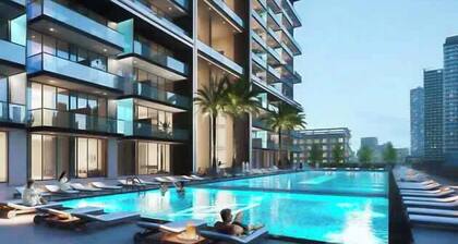 Free housekeeping visits during your stay - StayShort - JVC Apartment Sleeps 4 with Pool View!