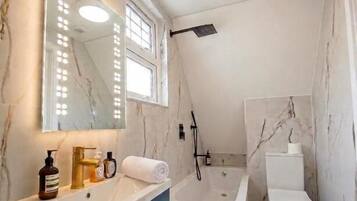 Hair dryer, towels