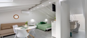 Attic studio, with air conditioning
