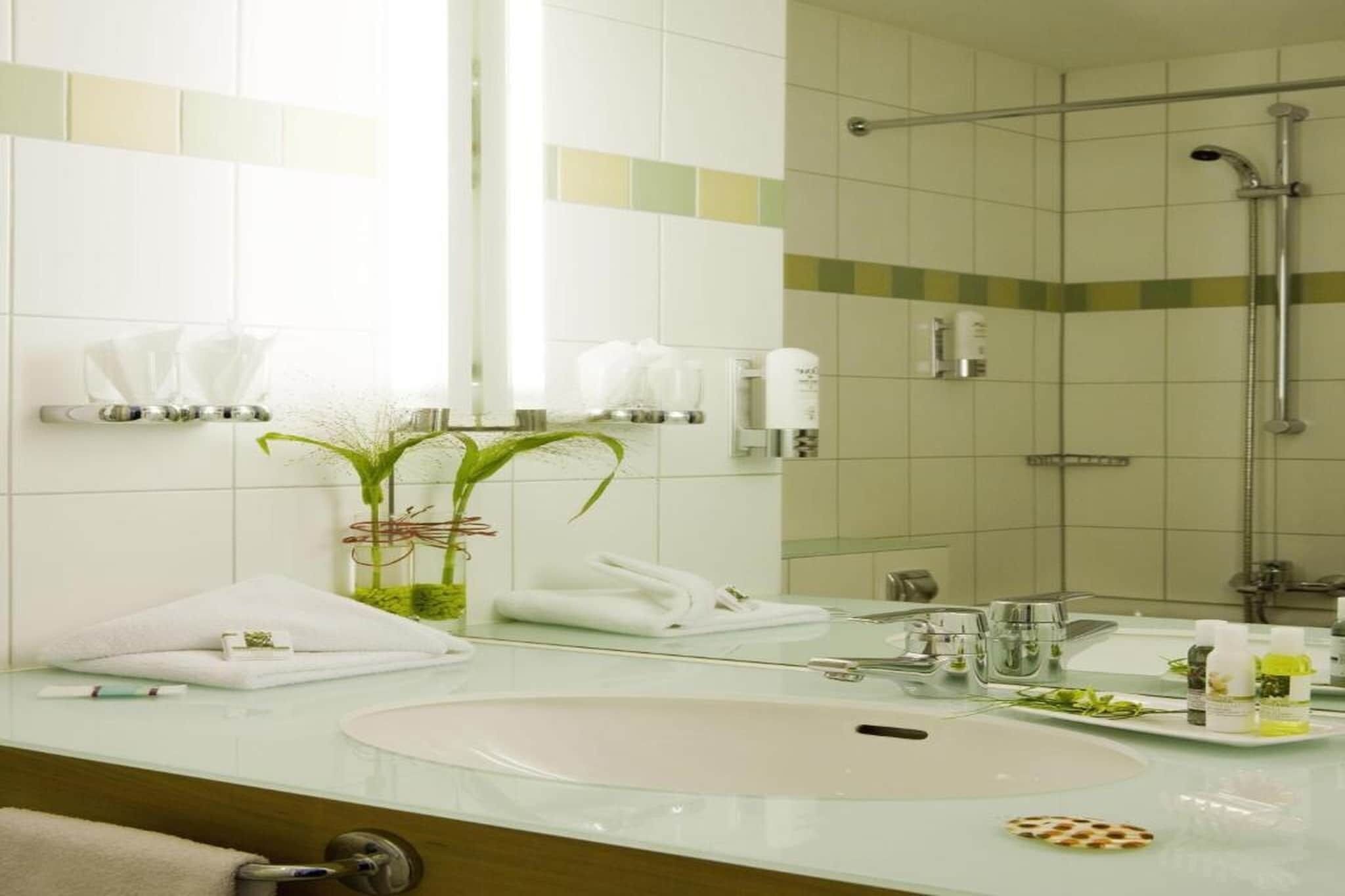 Shower, hair dryer