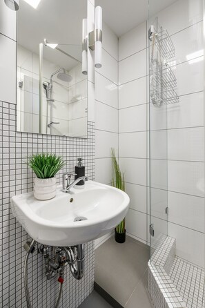 Departamento clásico, vista al patio | Baño