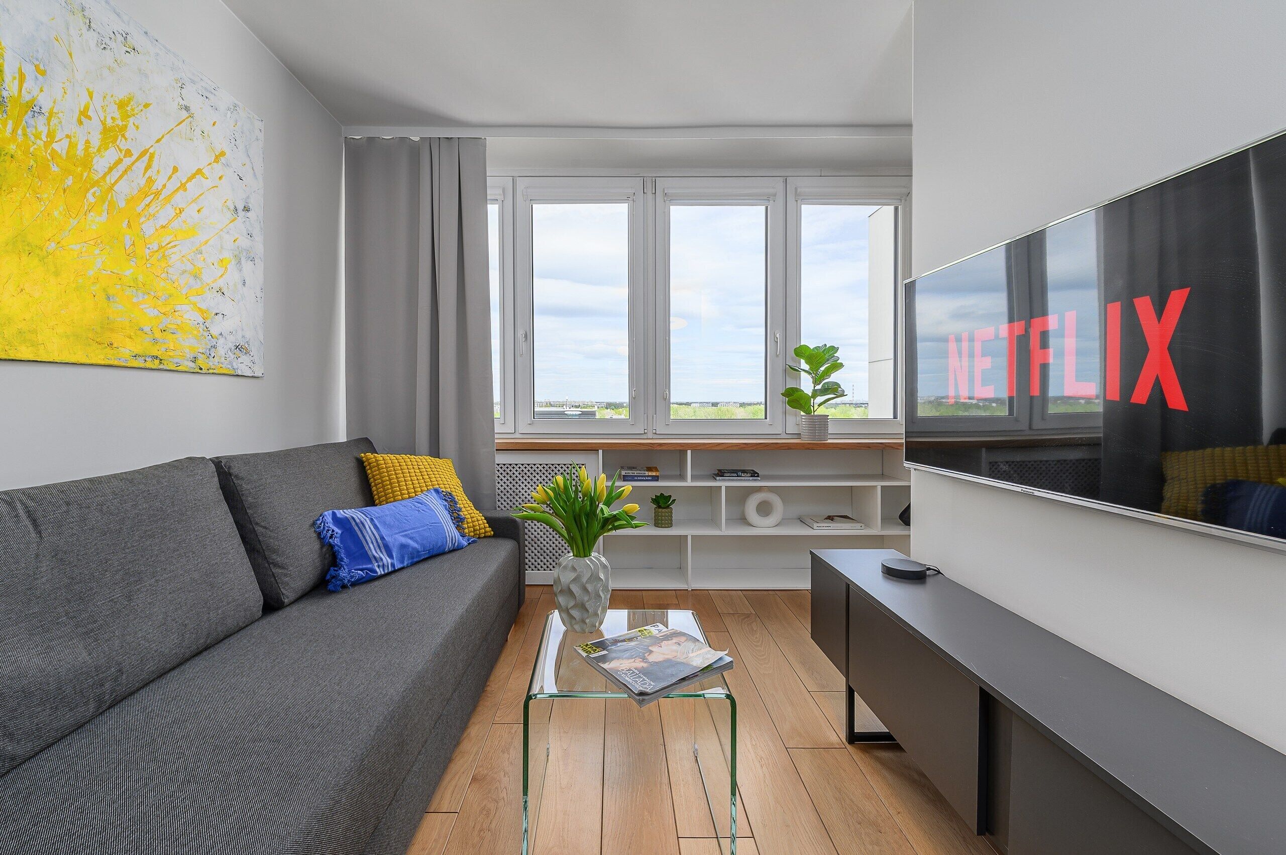 Classic-Apartment, Blick auf den Innenhof | Wohnbereich