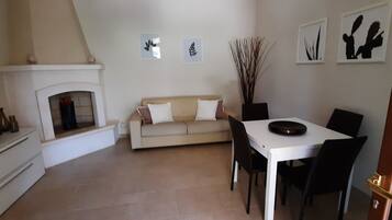 Comfort appartement, 1 slaapkamer, terras, uitzicht op tuin | Woonruimte