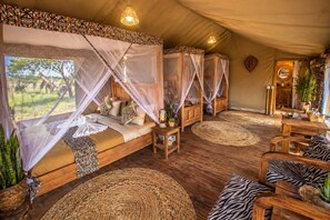 Tenda Deluxe | Una cassaforte in camera, lenzuola