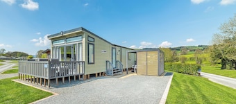 Modern two-bedroom lodge, perfect for couples or families.