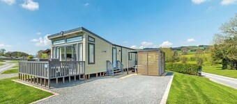 Modern two-bedroom lodge, perfect for couples or families.