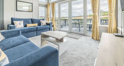 Modern two-bedroom lodge, perfect for couples or families.