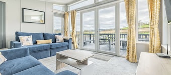 Modern two-bedroom lodge, perfect for couples or families.