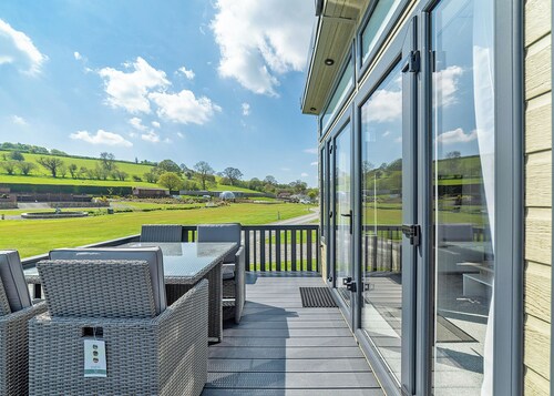 Modern two-bedroom lodge, perfect for couples or families.