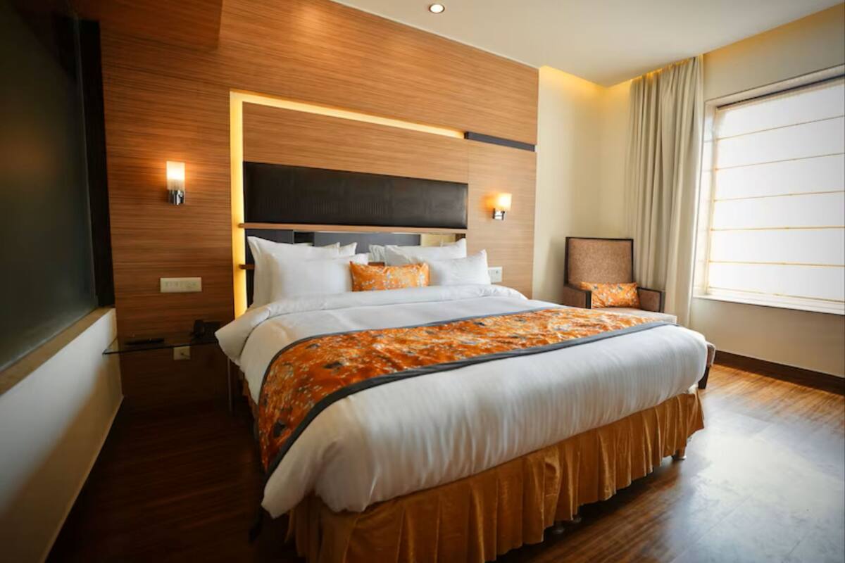 Executive-huone, kaupunkinäköala