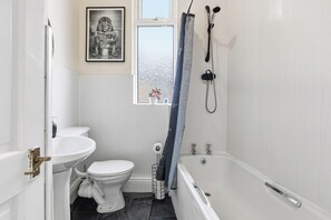 Towels, soap, toilet paper