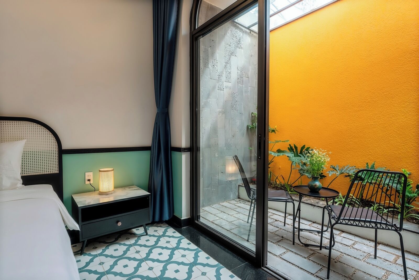 Chambre Premium Double ou avec lits jumeaux, vue jardin