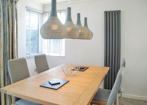 Dining - Luxury 1 bed Hot Tub Lodge (Pet) (Lochgoilhead, on the Drimsynie Estate, Argyll)