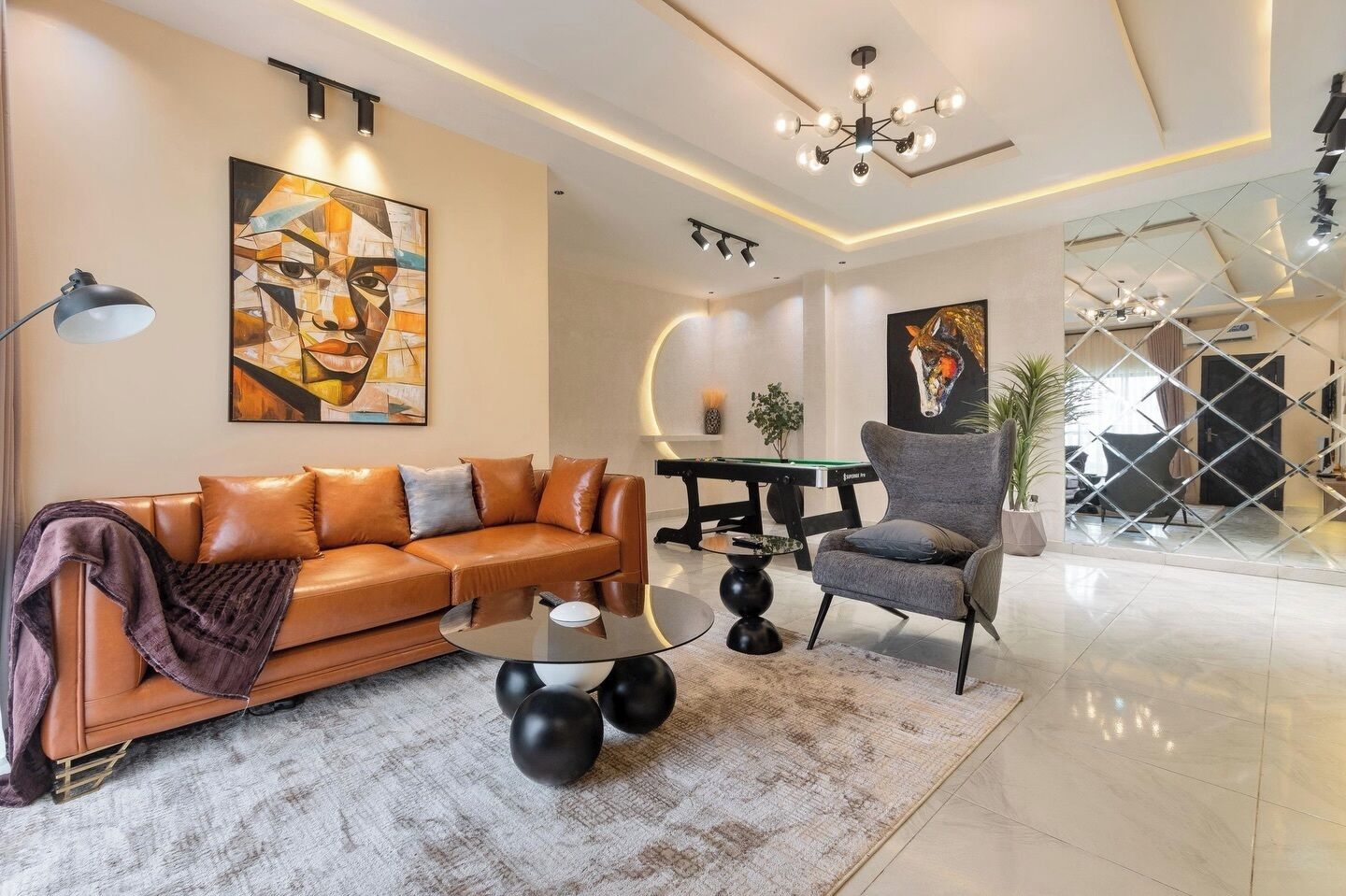 Economy Apartment, Balcony, City View | Living area
