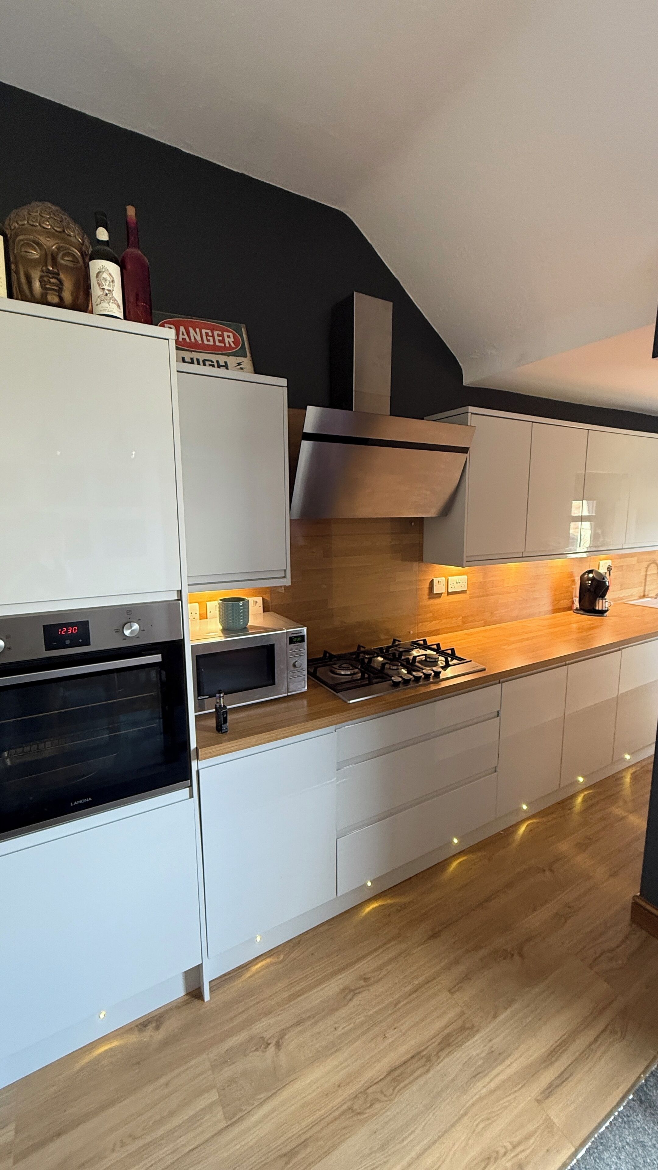 Microwave, oven, stovetop