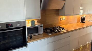 Microwave, oven, stovetop
