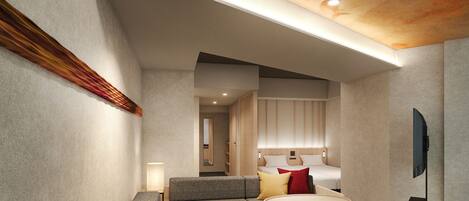 客房, 非吸煙房 (Moderate 4 Beds B) | 免費 Wi-Fi、床單