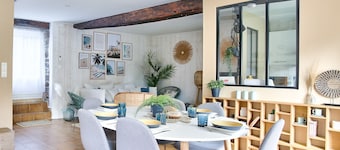 Superb house for 6, beach 400 m away