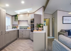 Fridge, oven, stovetop, toaster