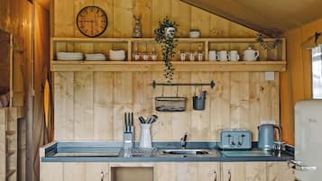 Fridge, oven, stovetop, toaster