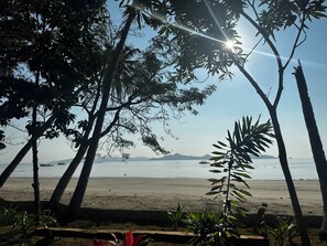On the beach