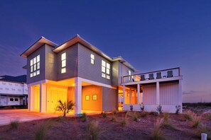 Exterior - Brand New Built 2025 - Beachfront, elevator, 6 bedrooms elevated pool, hot tub (St. George Island)