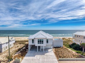 Exterior - BRAND NEW, Elevated Pool, Beach Front, Hot Tub, and Elevator - Dune Alright (St. George Island)
