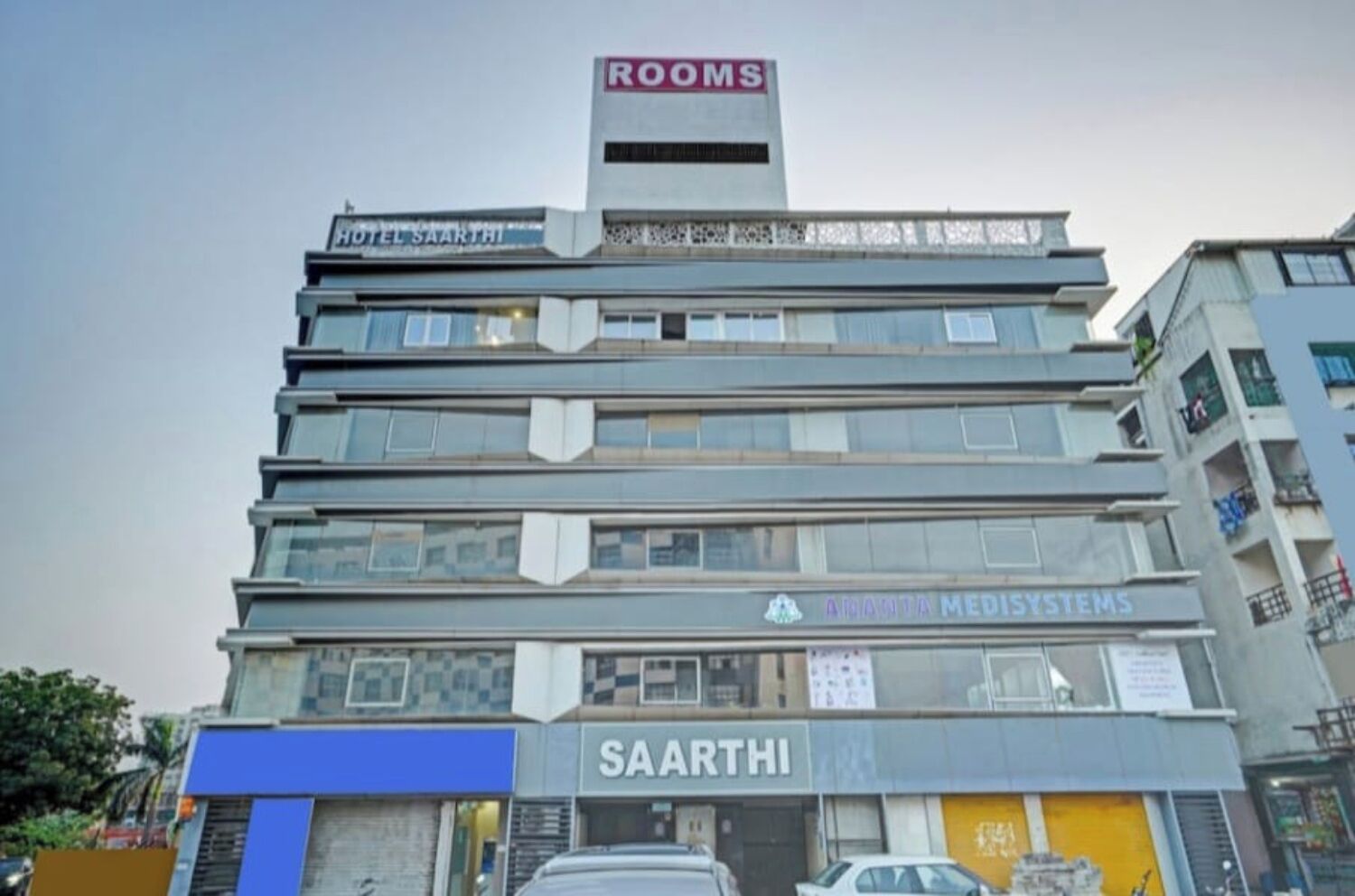 Façade de l’hébergement