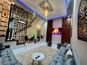 Living area - Riad Alqaria Siyahia (Marrakech)