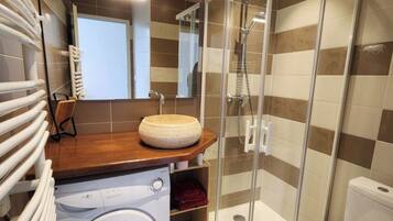 Hair dryer, toilet paper