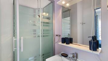 Shower, hair dryer