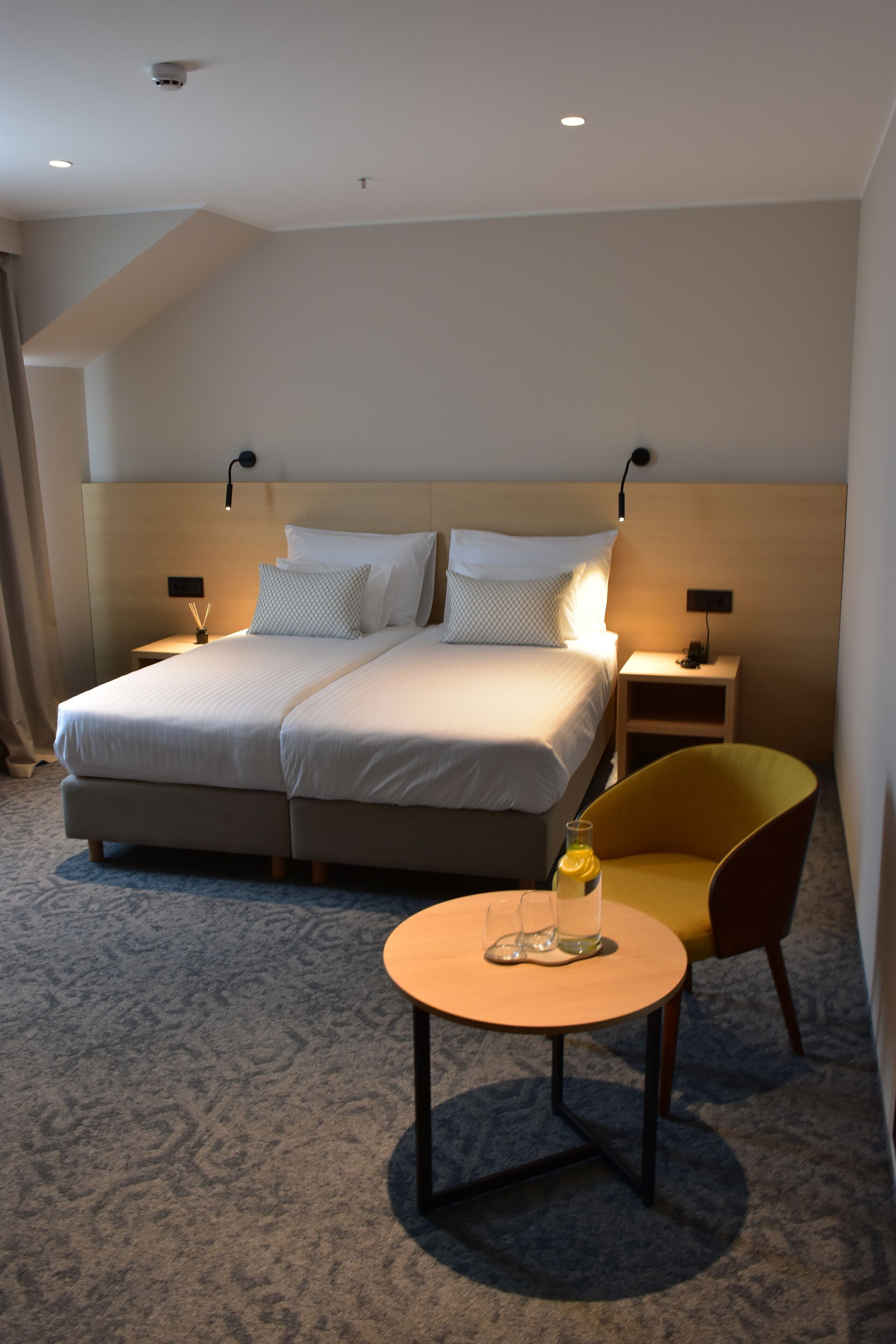 Standard Double or Twin Room, Roll-in Shower, City View | In-room safe, desk, laptop workspace, blackout drapes