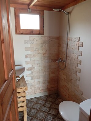 Bungalow, vistas al jardín | Baño