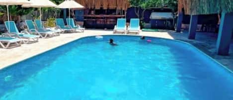 Seasonal outdoor pool