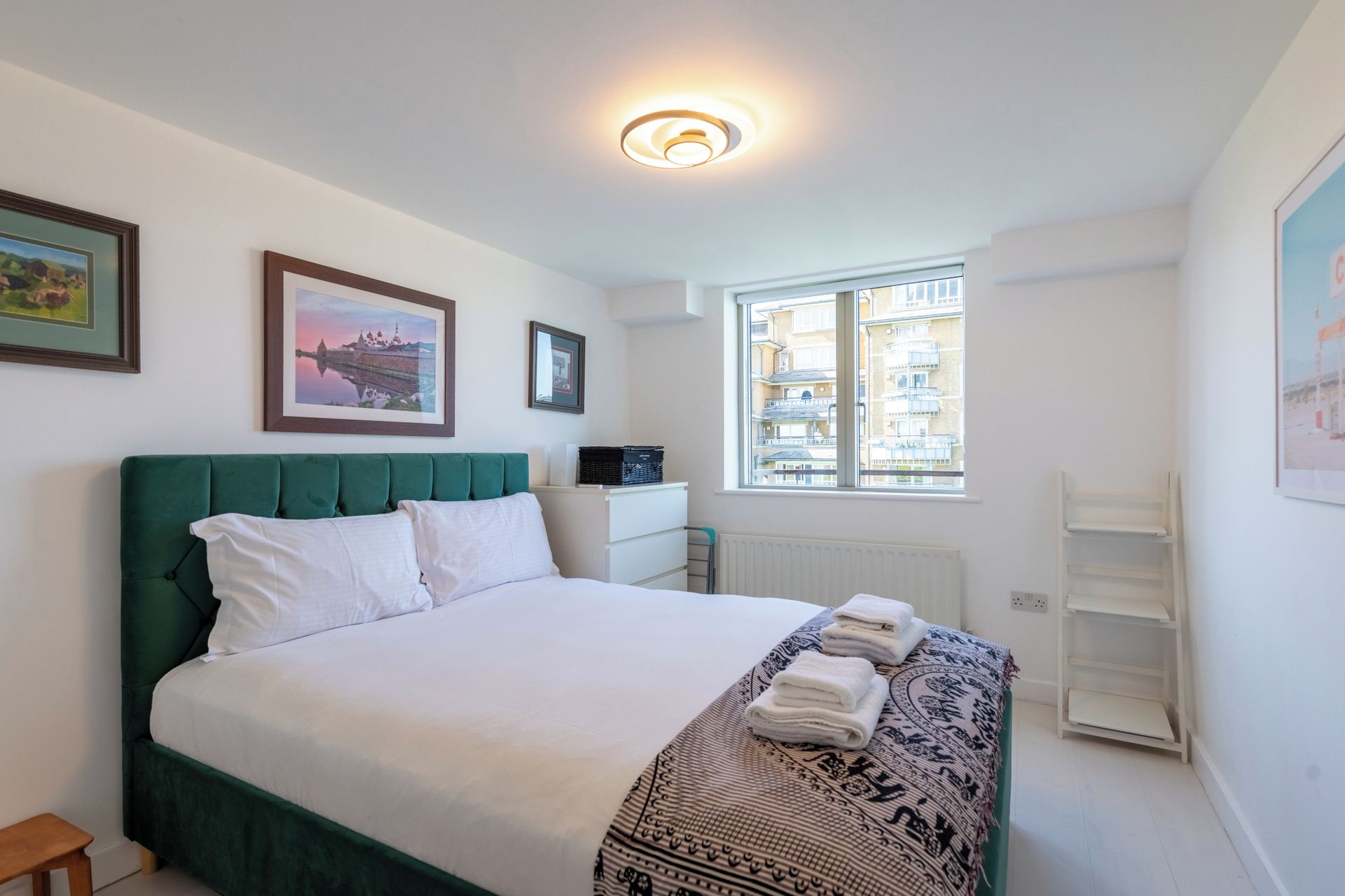 1 bedroom, iron/ironing board, Internet, bed sheets