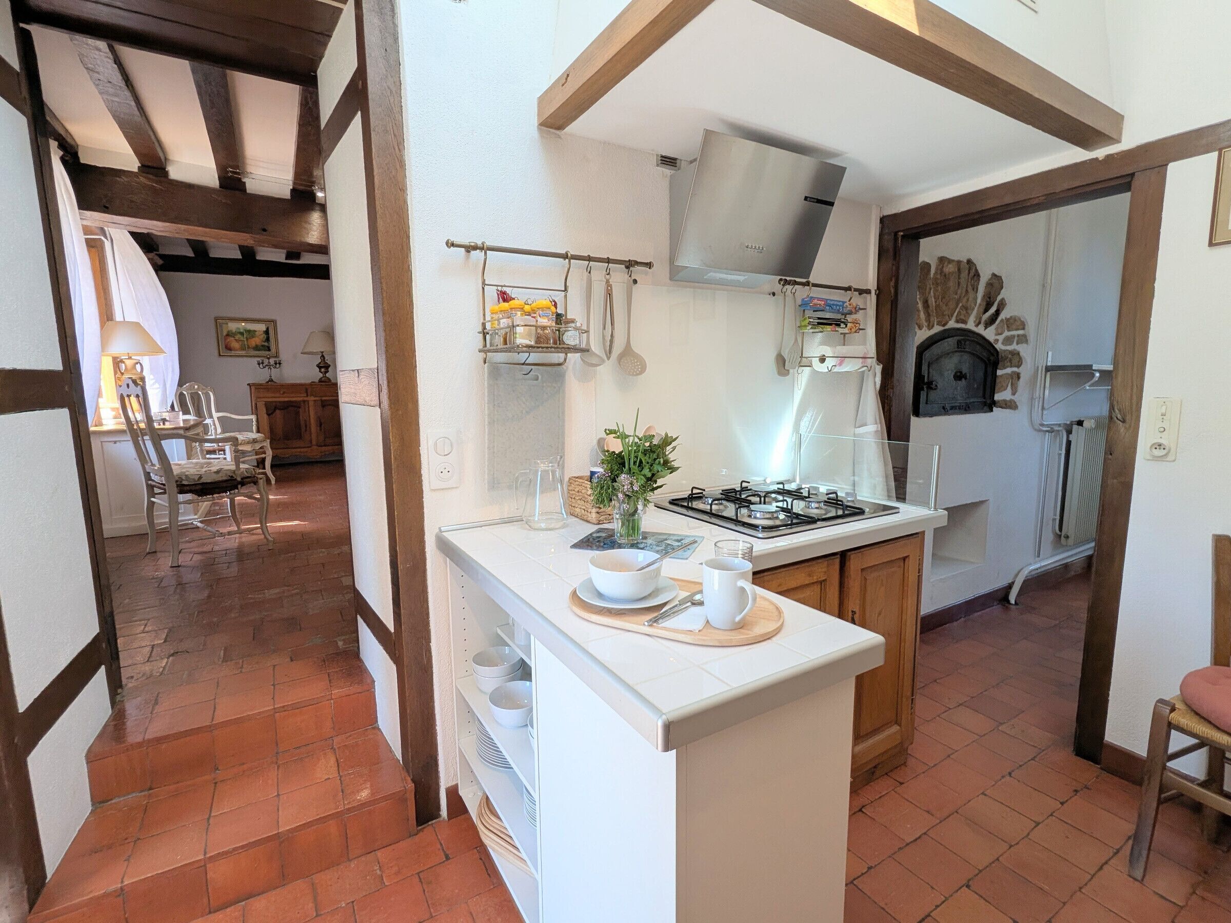 Fridge, microwave, dishwasher